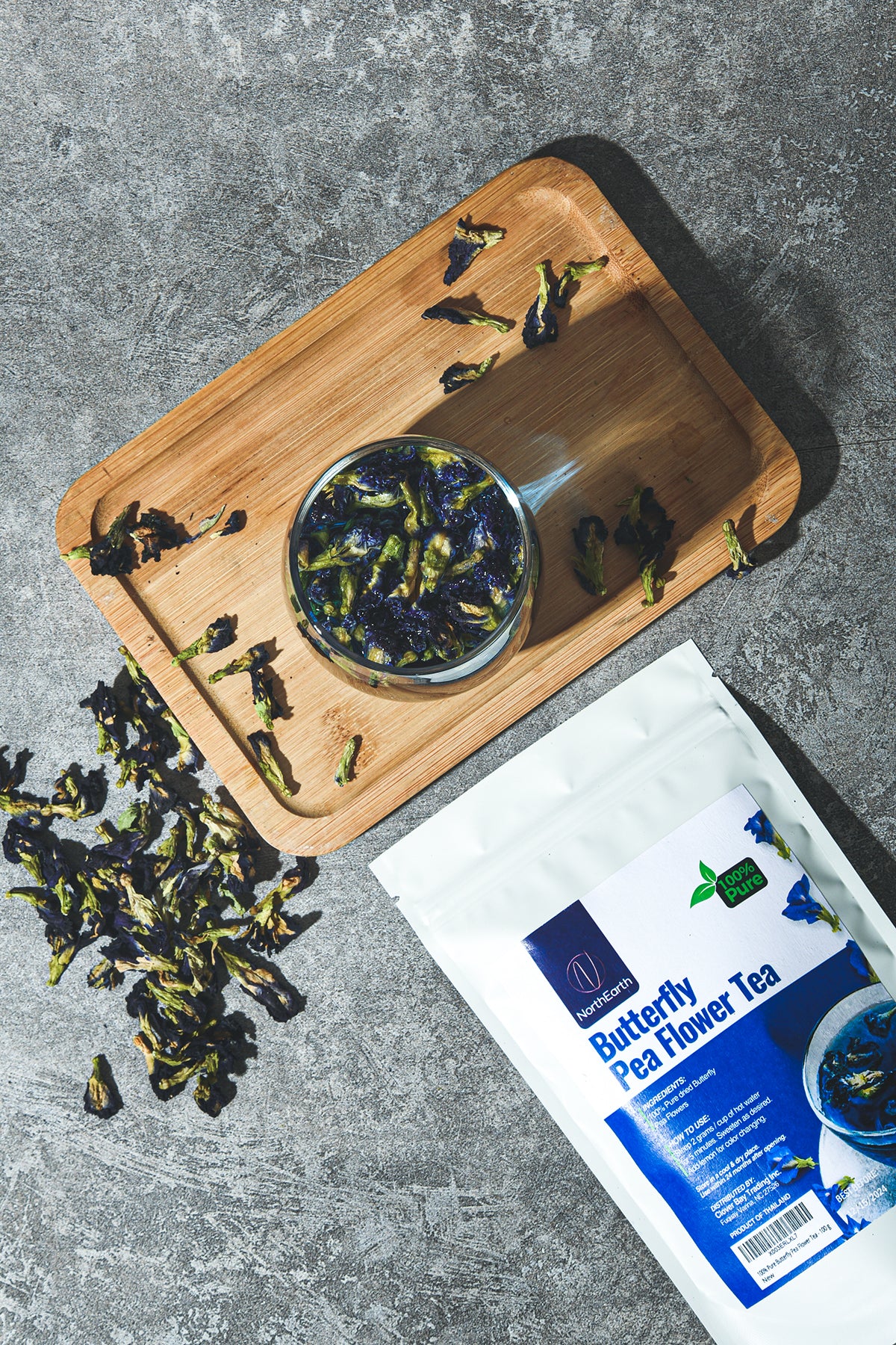 NorthEarth 100% Pure Butterfly Pea Flower Tea