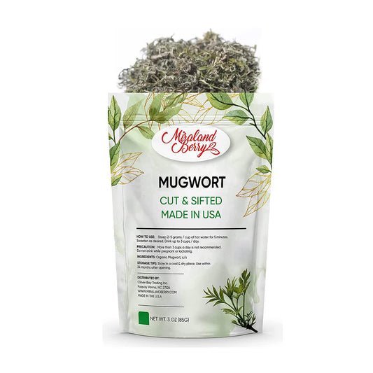 Mugwort Loose Leaves, Cut & Sifted ( 3 Oz)