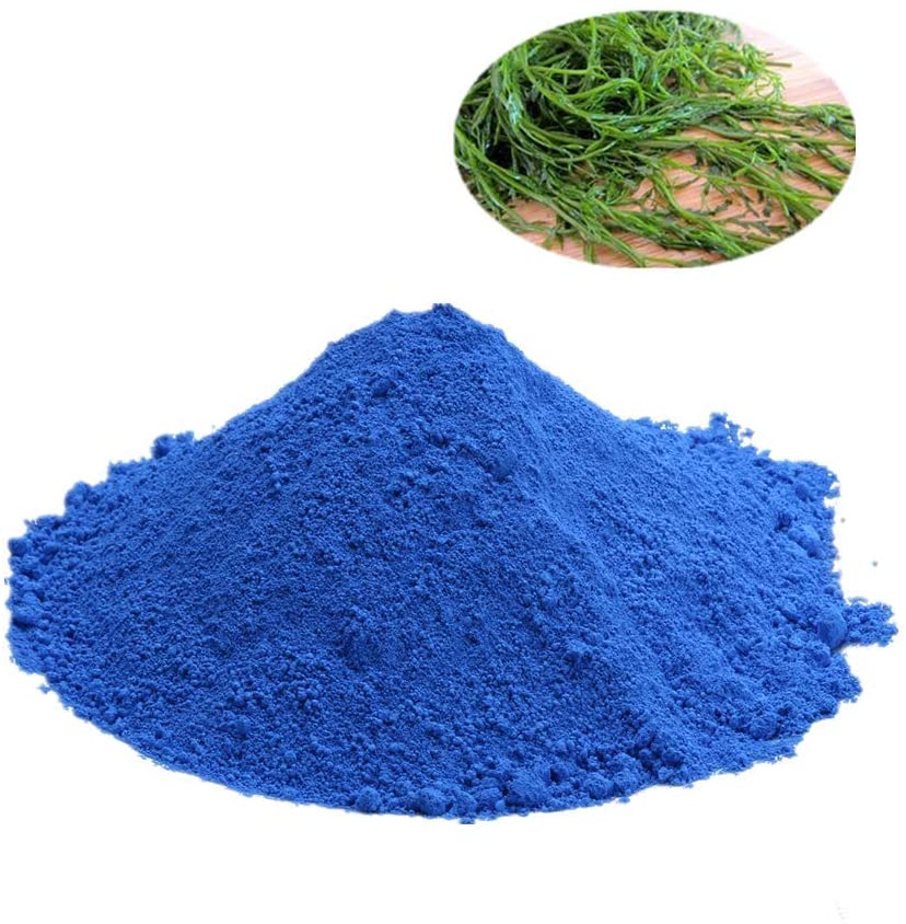 Blue Spirulina Powder - Non GMO - 100% Pure Blue Phycocyanin (1 Oz)